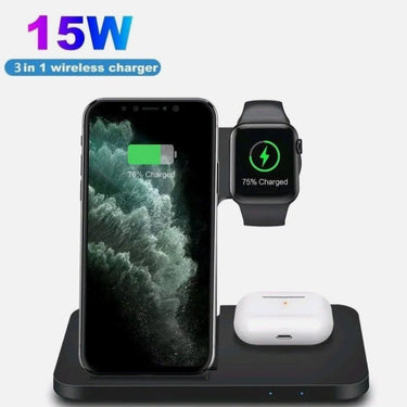 Ninja Dragons 3 in1 Wireless Foldable Charging Station - TechShopi